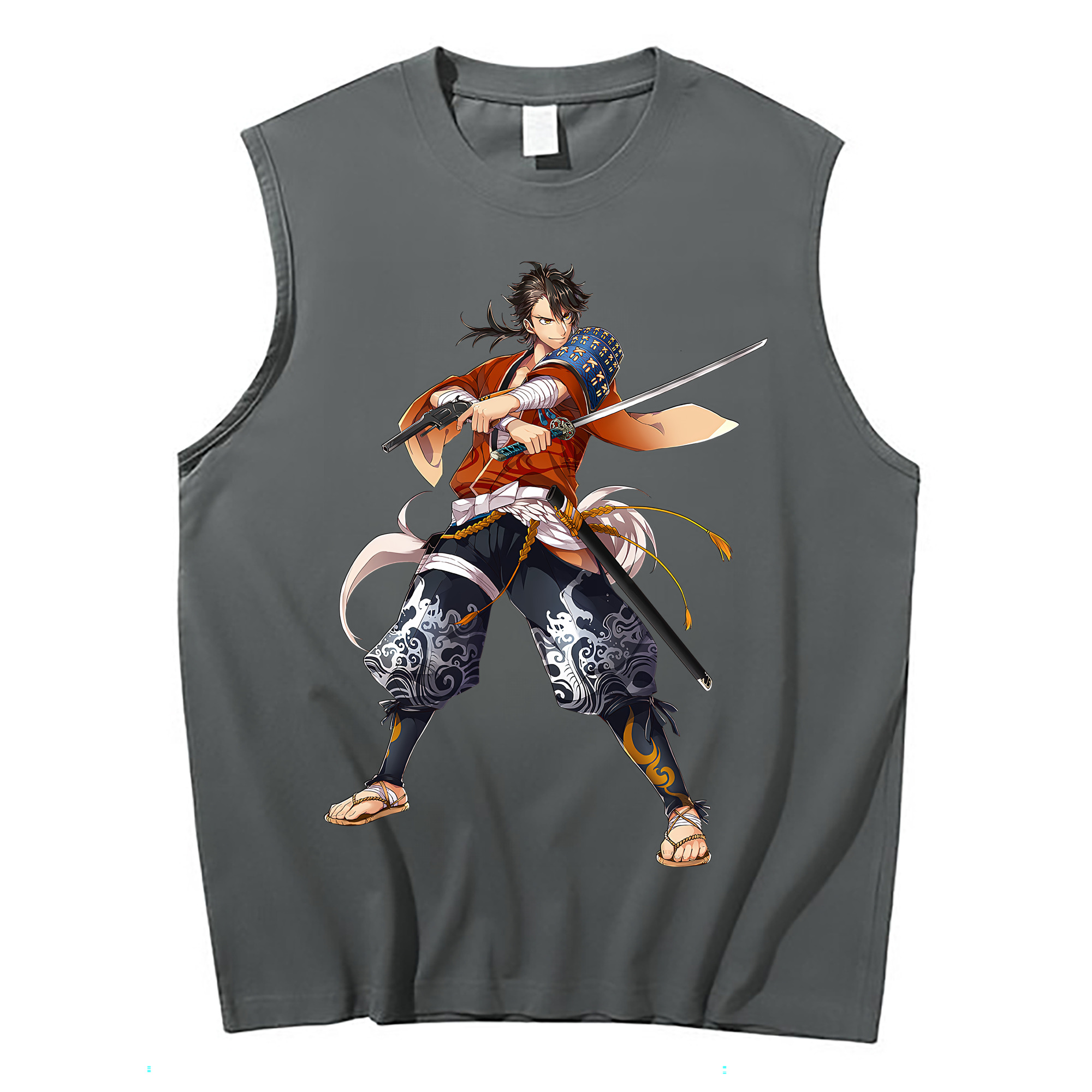（画像用） 刀剣乱舞 Touken Ranbu コットン100％タンクトップ（フロントプリント）